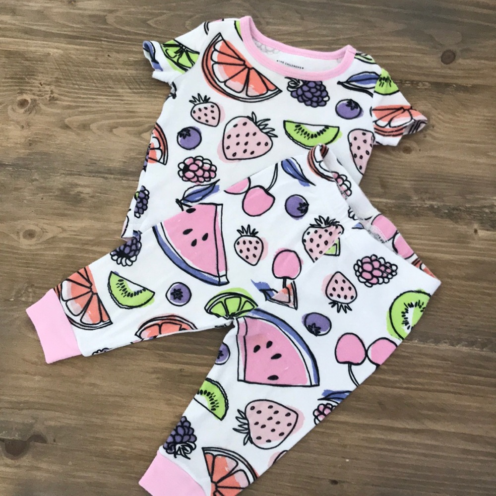 Tropical Fruit Pajamas